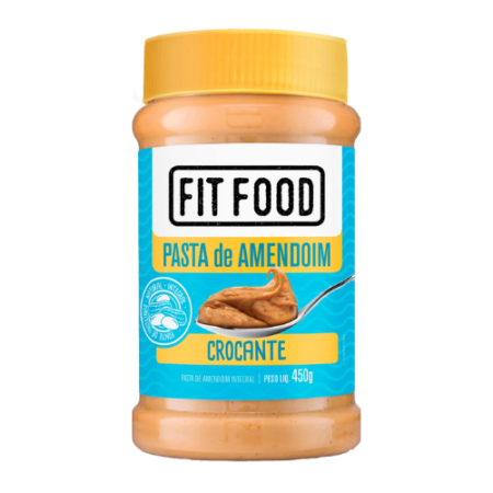 Pasta de Amendoim Fit Food Crocante 450g