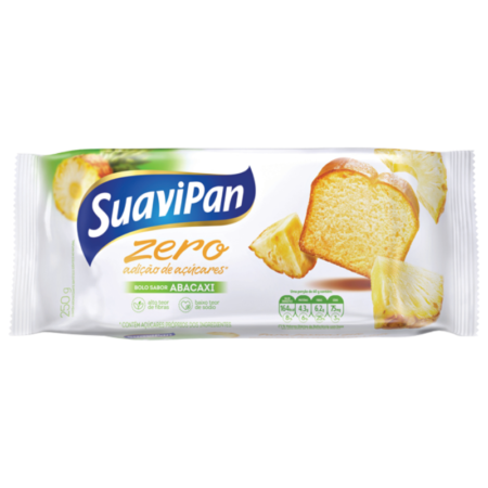 Bolo Zero Suavipan Abacaxi 250g