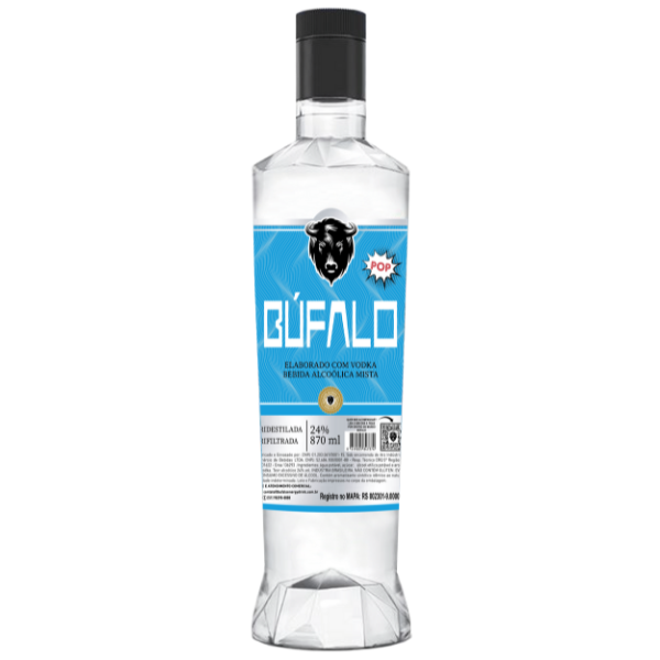 Cocktail Alcoolico Búfalo Vodka Pet 6x870ml