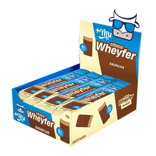 Barra de Proteína Chocowheyfer Mais Mu Baunilha dp 12x25g