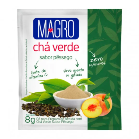Chá Verde Zero Magro Pêssego 15x8g