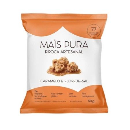 Pipoca Mais Pura Caramelo e Flor de Sal 50g