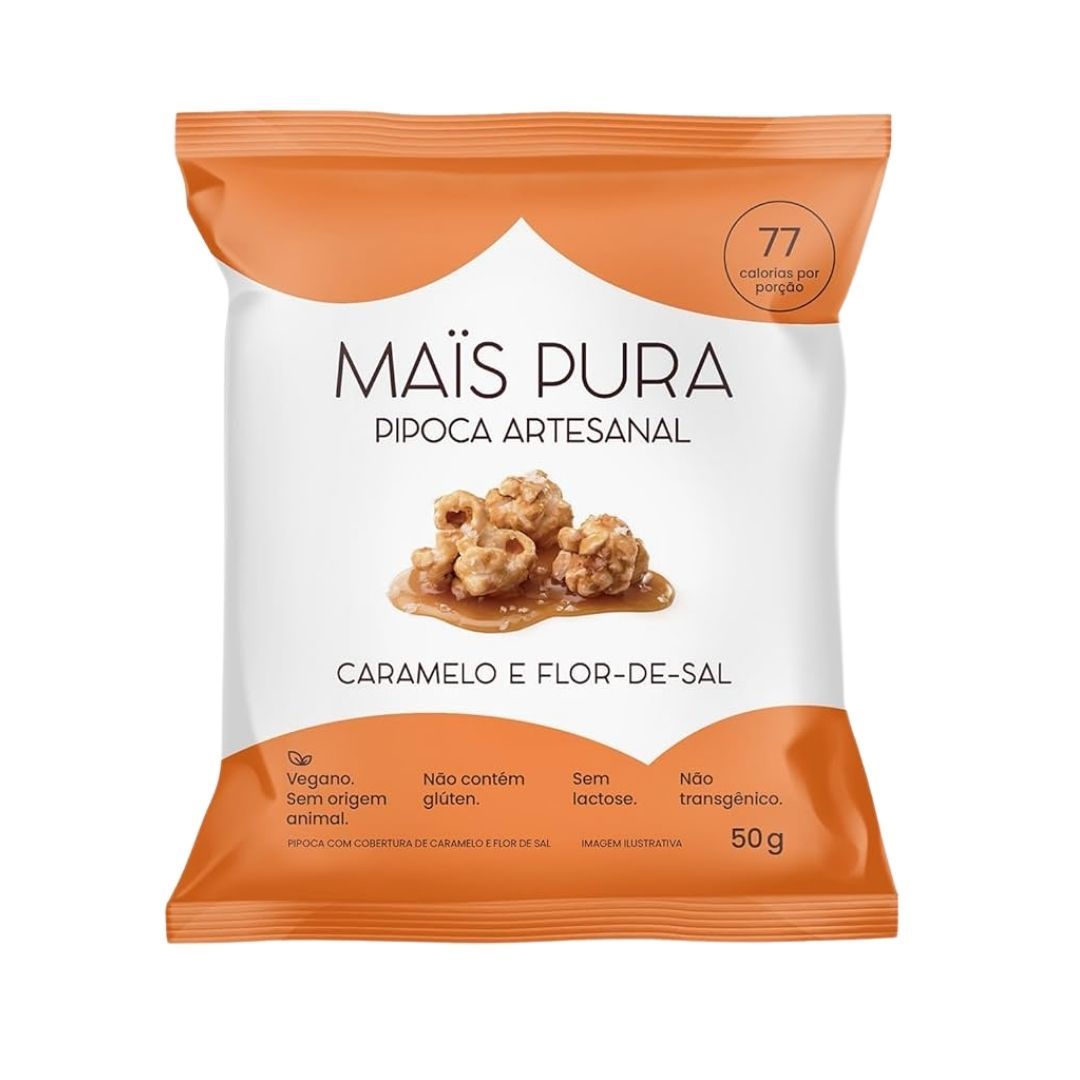 Pipoca Mais Pura Caramelo e Flor de Sal 50g