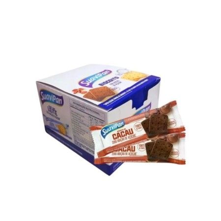 Biscoito Suavipan sabor Cacau dp 15x36g