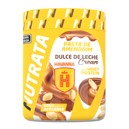 Pasta de Amendoim Havanna Nutrata Dulce de Leche Cream 600g