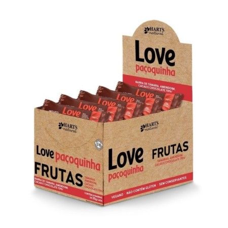 Barra Love Harts Paçoquinha dp 24x25g