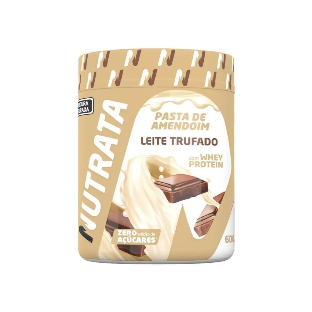 Whey Nutrata Pasta de Amendoim Leite Trufado 600g