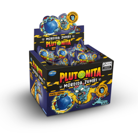 Chiclete Arcor Plutonita Mordida De Zumbi 180g (10187)