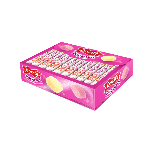 Bala de Goma Docigoma Docile Tubo Gurt  30x30g