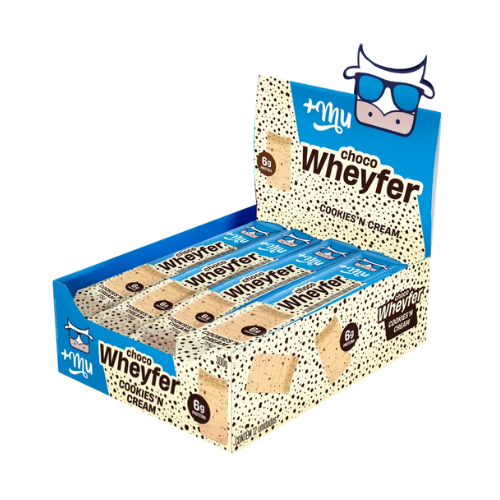 Barra de Proteína Chocowheyfer Mais Mu Cookies n'Cream dp 12x25g
