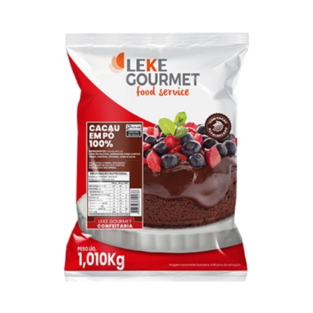 Cacau Leke 100% em Pó Gourmet 1kg