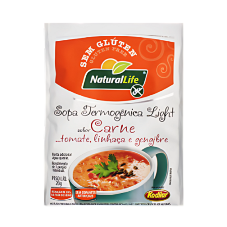 Sopa Termogênica Naturallife Carne, Tomate e Linhaça dp 12x20g