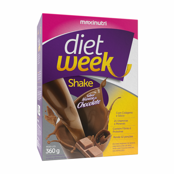 Diet Week Shake Maxinutri Mousse de Chocolate 360g