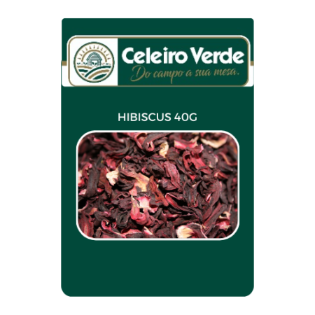 Chá Celeiro Verde Hibiscus Pouch 40g