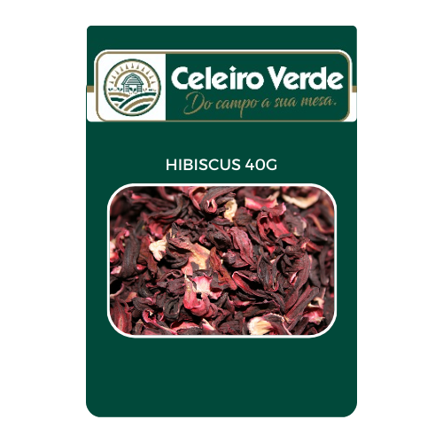 Chá Celeiro Verde Hibiscus Pouch 40g