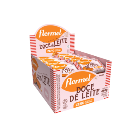 Tablete Zero Flormel Doce de Leite dp 24x20g
