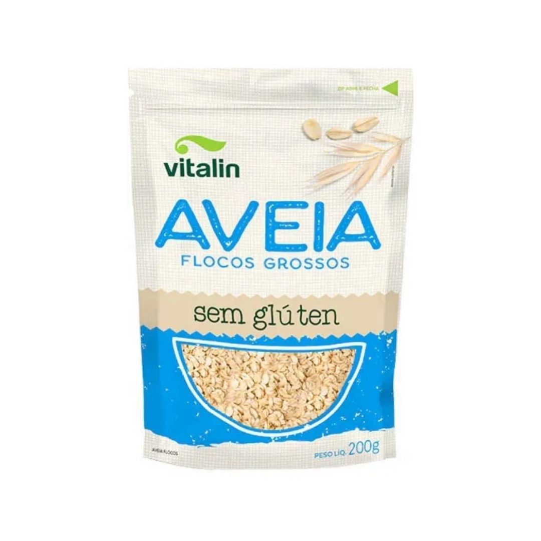 Aveia em Flocos Vitalin Integral 200g