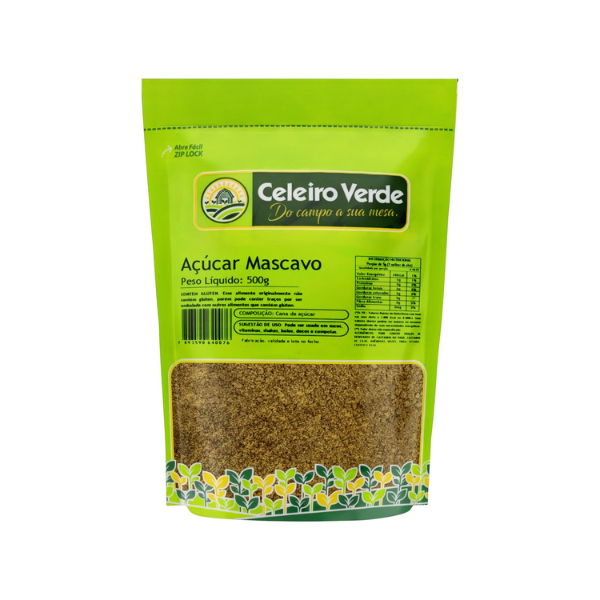 Açucar Mascavo Celeiro Verde 500g