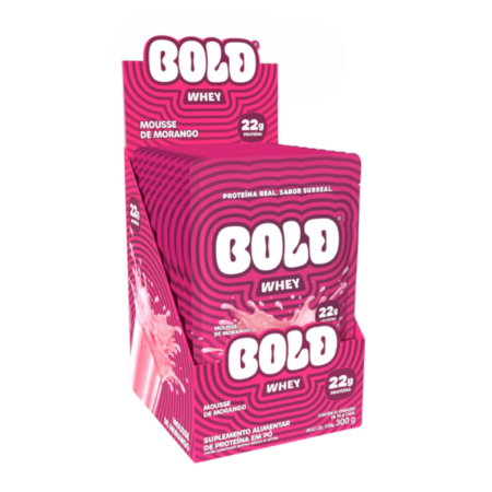 Whey Bold de Mousse de Morango dp 10x30g