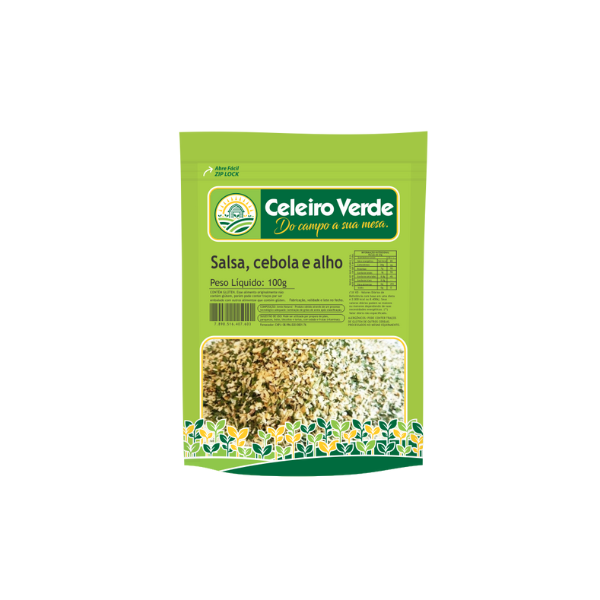 Tempero Celeiro Verde Salsa, Cebola e Alho 100g