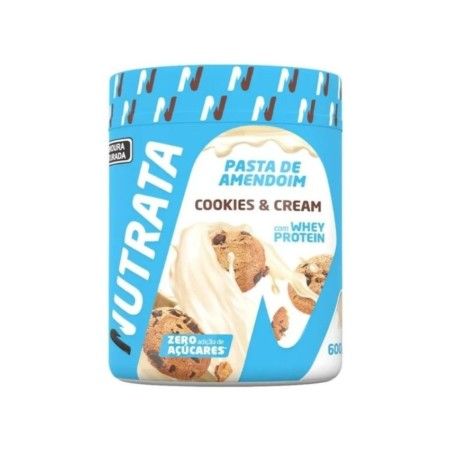 Whey Nutrata Pasta de Amendoim Cookies e Cream 600g