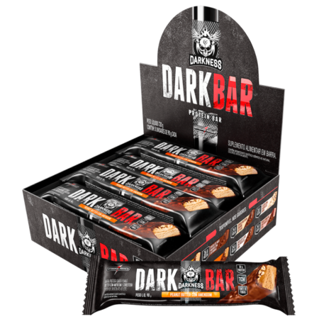 Barra Dark Bar Darkness Peanut Butter dp 8x90g