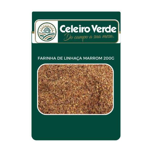 Farinha de Linhaça Celeiro Verde Marrom 200g