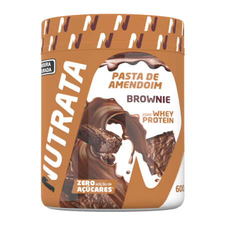 Pasta de Amendoim Nutrata Brownie 600g
