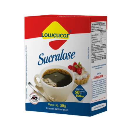 Adoçante Zero Lowçucar Blenda Sucralose Sachê 50x500mg