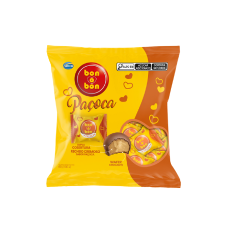 Bombom Arcor Bon o Bon Paçoca 30x15g
