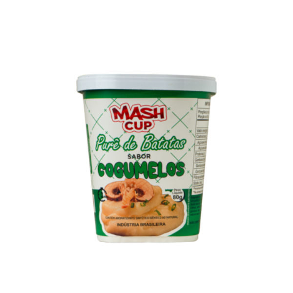 Pure de Batata MashCup Instantâneo Cogumelos 80g