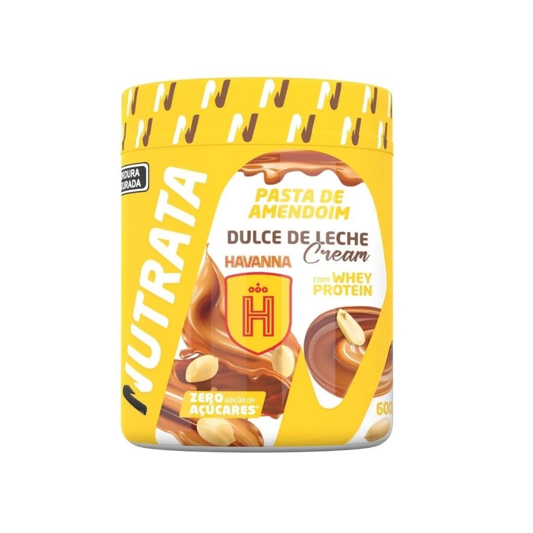Whey Nutrata Paste de Amendoim Dulce de Leche Cream Havanna 600g
