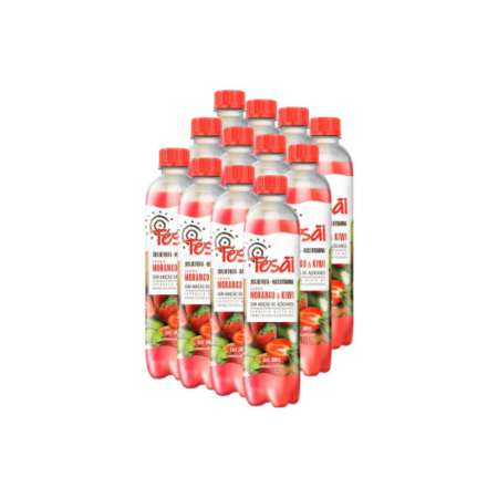 Refresco Tesai de Morango e Kiwi dp 12x500ml