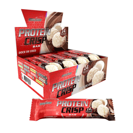 Barra Protein Crisp Bar Integralmédica Doce de Coco dp 12x45g