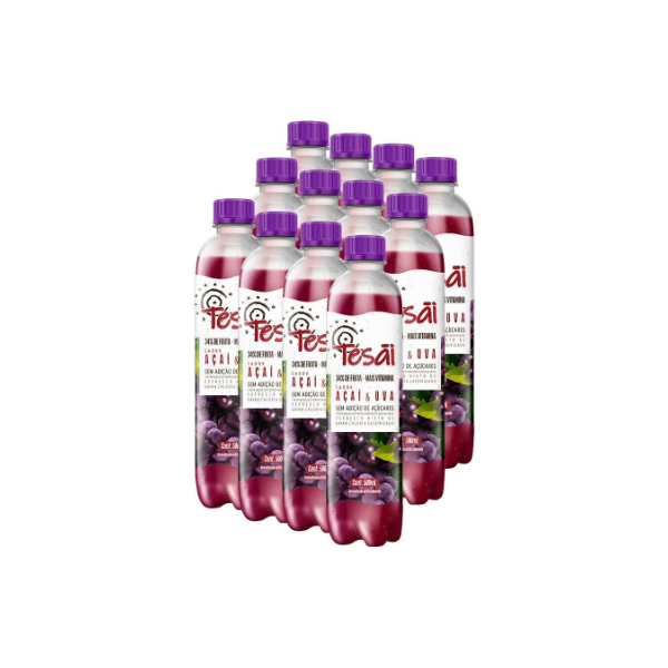 Refresco Tesai de Uva e Açaí dp 12x500ml