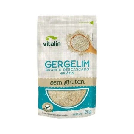 Gergelim Branco Vitalin Descascado 120g