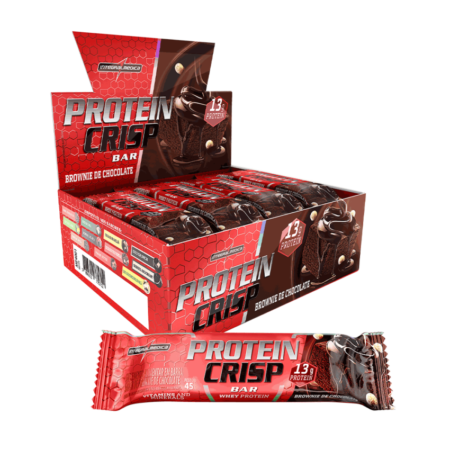 Barra Protein Crisp Integralmedica Brownie de Chocolate dp 12x45g