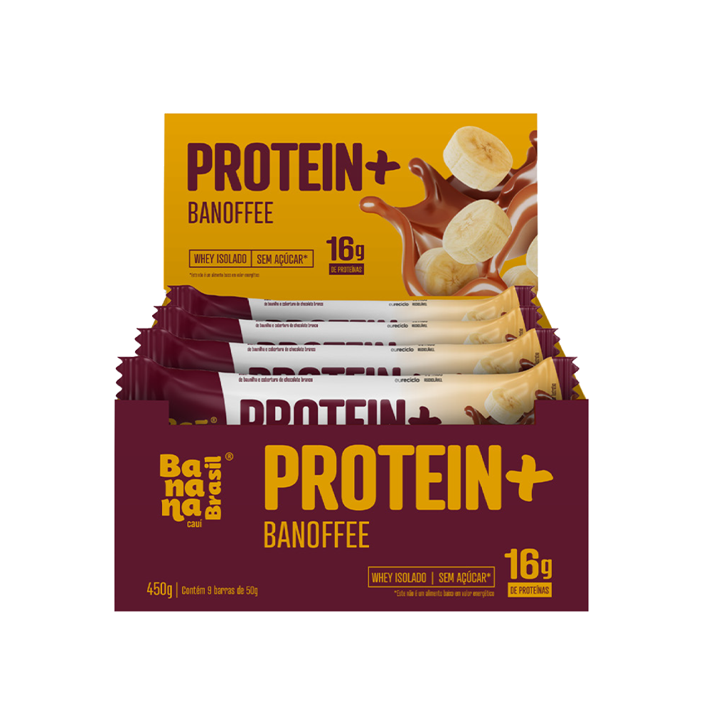 Barra Protein+ Banana Brasil Banoffee dp 9x50g