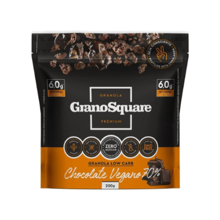 Granola Low Carb Grano Square Chocolate Vegano 200g