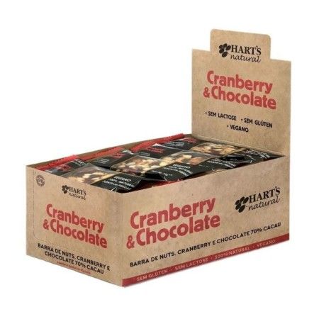 Barra Nuts Harts Cranberry e Chocolate dp 20x35g