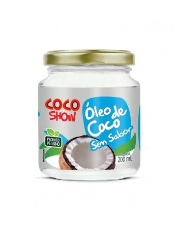 Óleo de Coco Coco Show Copra Sem Sabor 200ml