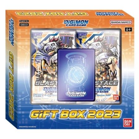 DIGIMON TCG: 2023 GIFT BOX DISPLAY (GB03)  - 04 UNIDADES