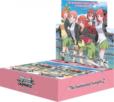 WEISS SCHWARZ: THE QUINTESSENTIAL QUINTUPLETS 2 BOOSTER DISPLAY
