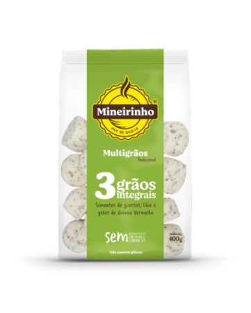 10222 - CX c/15 PCT Mineirinho Multigrãos Tradicional 400gr