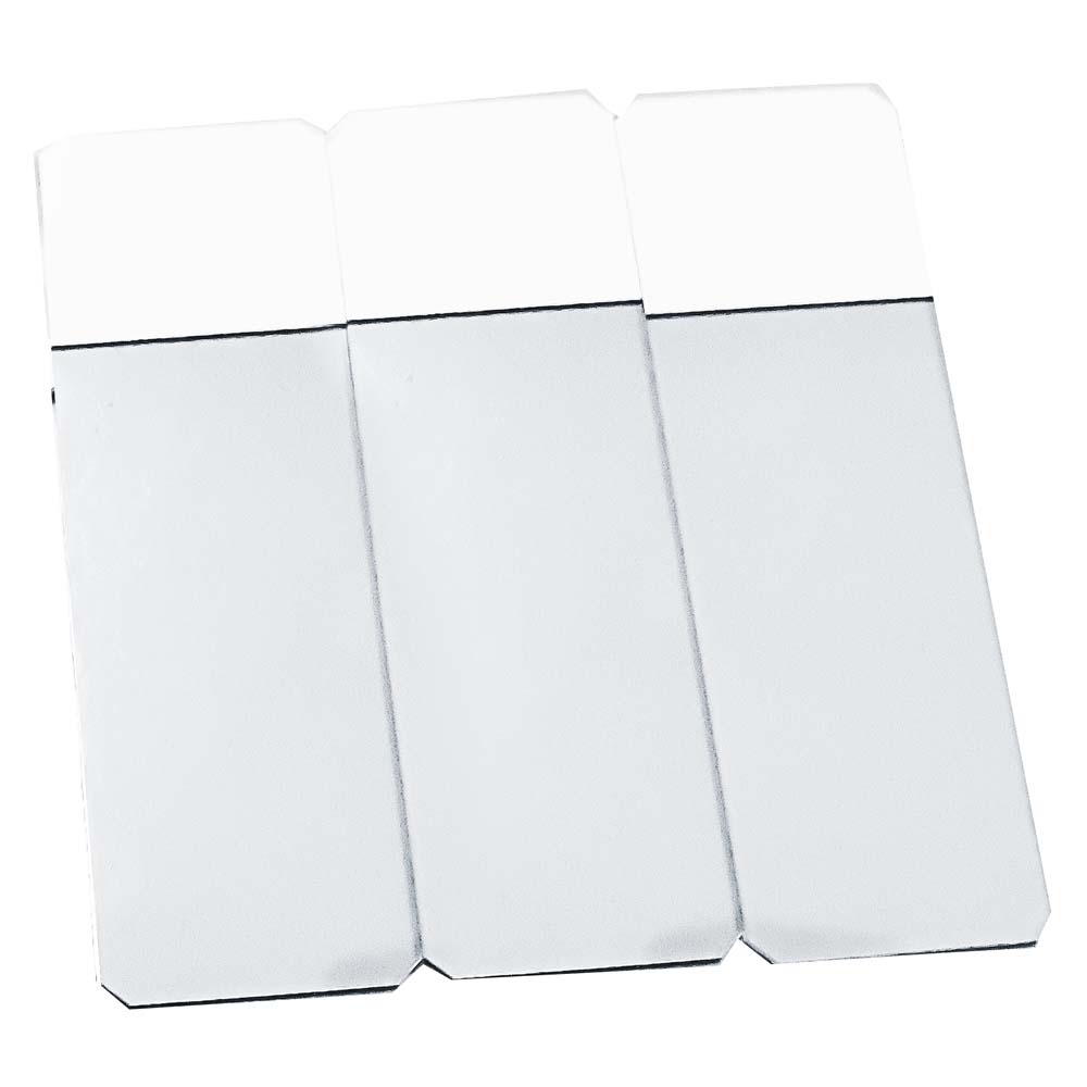 Lâmina para microscopia 26X76mm - Ponta branca para impressão