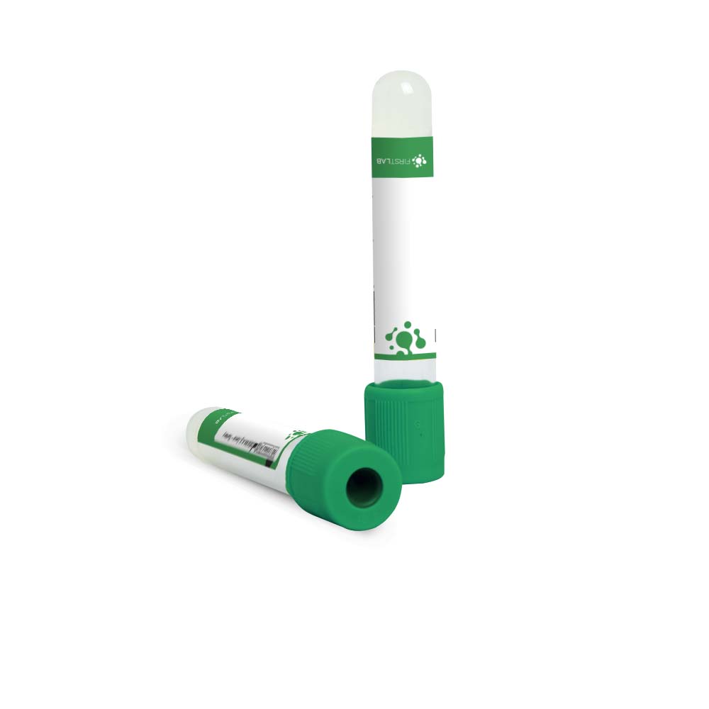 Tubo de coleta heparina de lítio - 4mL