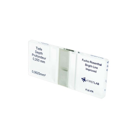 Câmara de contagem dupla melhorada espelhada - Fuchs-Rosenthal