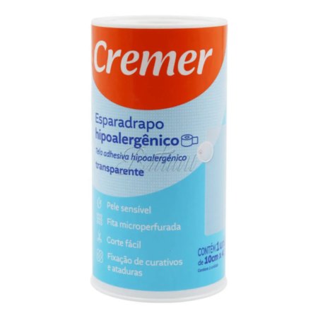 ESPARADRAPO 10CMX4,5M TRANSP.C/1-CREMER