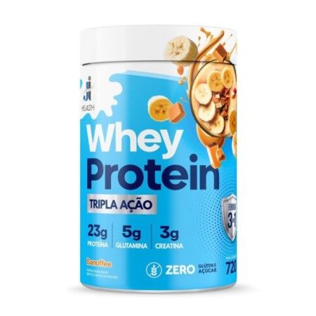 Health Whey Tripla Ação 720G Sabor Banoffee