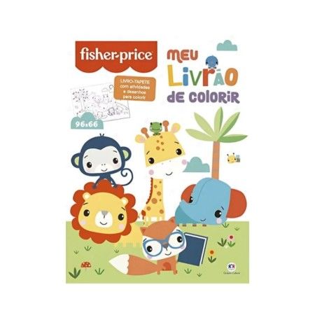 LIVRO TAPETE MEU LIVRAO DE COLORIR FISHER-PR-